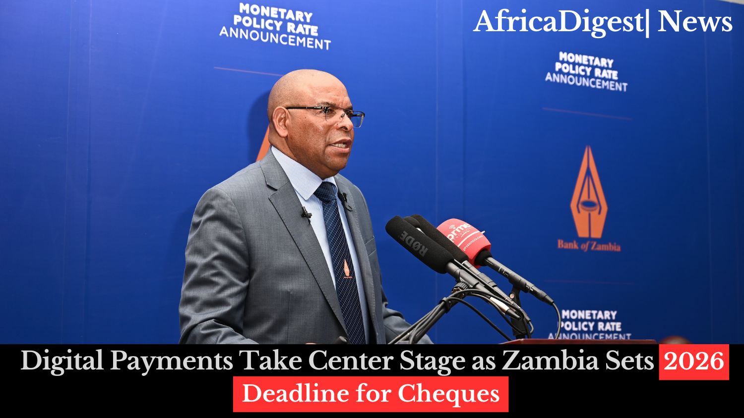 Digital Payments Take Center Stage as Zambia Sets 2026 Deadline for Cheques