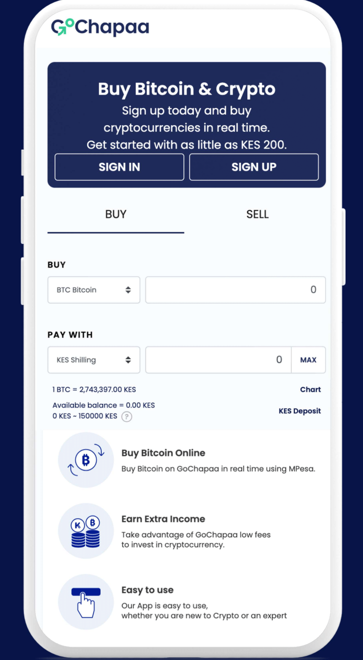 What Just KES 200 Can Do in Crypto With GoChapaa’s Wallet